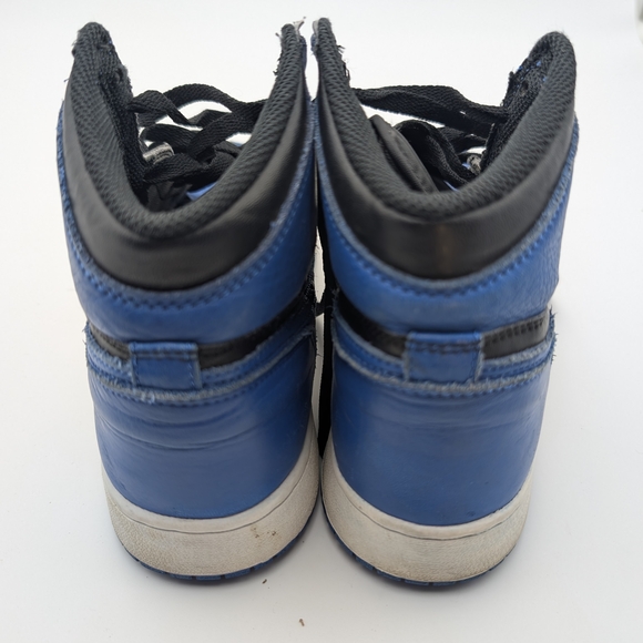 Jordan Men's Black and Blue Sneakers - Picture 10 of 10